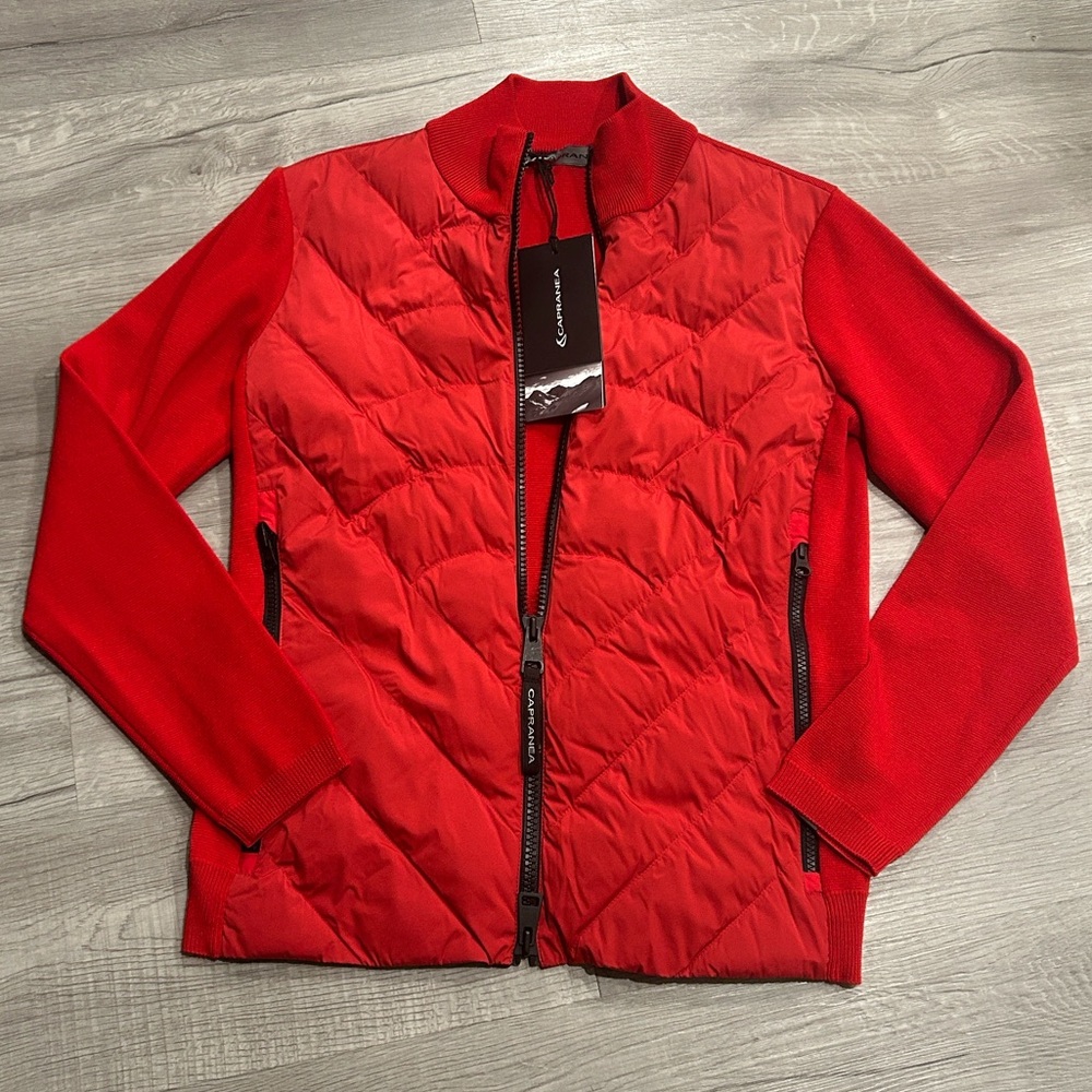 CAPRANEA | LADIES MIDLAYER BELLA TOLA color Red Chillies